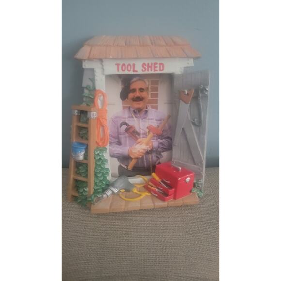 Malden International Designs Handyman Photo Frame 3.5 x 5 Tool Shed - Picture 1 of 5